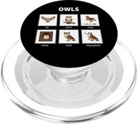 Funny Owl Activities Bird Watching Hooting Raptor Pet PopSockets PopGrip for MagSafe