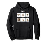 Funny Owl Activities Bird Watching Hooting Raptor Pet Pullover Hoodie