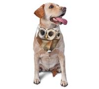 Funny Owl Dog Bandana Pet Scarf Accessories for Small Medium Dogs Cats Photo Prop, Triangle Pet Bandanas Adjustable Puppy Bib Washable Dog Kerchief Puppy Neckerchief