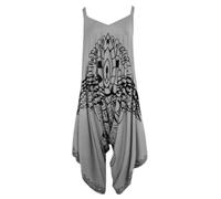 Funny Owl Face Harem Jumpsuit For Women Owl Face Baggy Harem Jumpsuit Owl Face Dress Playsuit Fun Costume Wacky Suspender Game For owl with women face dress women dress women with owl jumpsuit
