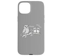 Funny Owl Grammar Shirt for English Teachers & Word Nerds Case for iPhone 15 Plus