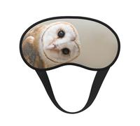 Funny Owl Print Adjustable Eye Cover for Sleeping, Comfortable, Pressure-Free and Breathable Sleeping Masks