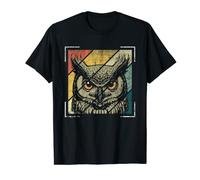 Funny Owls Artsy Animals Wildlife Nature Birds T-Shirt