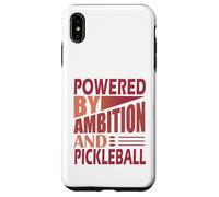 Funny Paddle Sport Powered by Ambition And Pickleball Case for iPhone XS Max