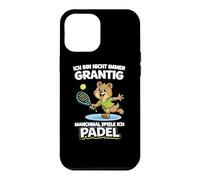 Funny Padel Bear Not Always Grumpy - I Play Padel Case for iPhone 12 Pro Max