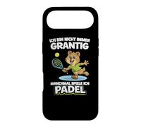Funny Padel Bear Not Always Grumpy - I Play Padel Case for iPhone Air