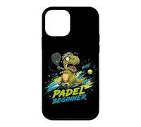 Funny Padel Beginner T Rex Padel Beginner Dinosaur Case for iPhone 12 mini