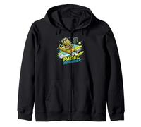 Funny Padel Beginner T Rex Padel Beginner Dinosaur Zip Hoodie