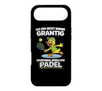 Funny Padel Duck - Not Always Grumpy I Play Padel Case for iPhone Air