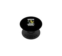 Funny Padel Duck - Not Always Grumpy I Play Padel PopSockets Adhesive PopGrip