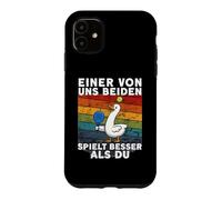 Funny Padel Duck One Of Us Plays Better Than You Case for iPhone 11