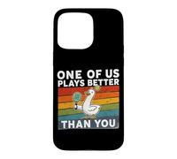 Funny Padel Duck One Of Us Plays Better Than You Padel Case for iPhone 15 Pro Max