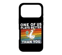 Funny Padel Duck One Of Us Plays Better Than You Padel Case for iPhone 17 Pro