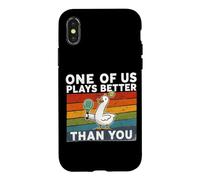 Funny Padel Duck One Of Us Plays Better Than You Padel Case for iPhone X/XS