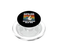 Funny Padel Duck One Of Us Plays Better Than You PopSockets PopGrip for MagSafe