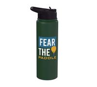 Funny Padel Fear the Paddle Stainless Steel Insulated Water Bottle