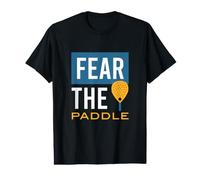Funny Padel Fear the Paddle Value Graphic T-Shirt