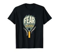 Funny Padel Fear the Paddle Value Graphic T-Shirt
