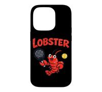 Funny Padel Lobster Case for iPhone 14 Pro