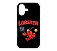 Funny Padel Lobster Case for iPhone 17