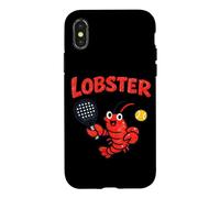 Funny Padel Lobster Case for iPhone X/XS