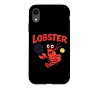 Funny Padel Lobster Court Smash Hero Case for iPhone XR