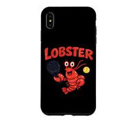 Funny Padel Lobster Court Smash Hero Case for iPhone XS Max