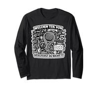 Funny Padel Math Formula - Padel Coach Long Sleeve T-Shirt