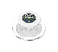 Funny Padel Pun Padel Tennis - Play The Wall PopSockets PopGrip for MagSafe