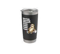 Funny Padel Sloth - Addicted to Padel Stainless Steel Insulated Tumbler