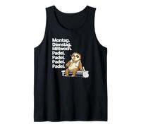 Funny Padel Sloth - Addicted to Padel Tank Top