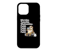 Funny Padel Sloth Addicted To Padel Tennis Case for iPhone 12 Pro Max