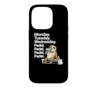 Funny Padel Sloth Addicted To Padel Tennis Case for iPhone 14 Pro