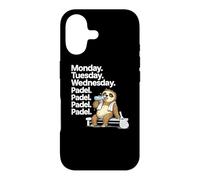 Funny Padel Sloth Addicted To Padel Tennis Case for iPhone 17