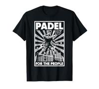 Funny Padel Tennis for The People Vintage Propaganda Player T-Shirt