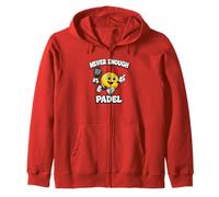 Funny Padelball - Funny Padel Pun Zip Hoodie