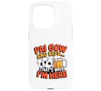 Funny Pai Gow Poker and Beer Cartoon Card Casino Vegas Game Case for iPhone 15 Pro