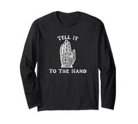 Funny Palm Reading Palmistry Tell It to The Hand Vintage Long Sleeve T-Shirt
