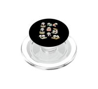 Funny Panda Bears Reading Books Panda Lover PopSockets PopGrip for MagSafe