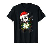 Funny Panda Christmas Dabbing Xmas Holidays Boys Girls Kids T-Shirt