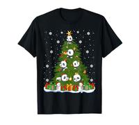 Funny Panda Christmas Tree Holiday Decor Xmas Sweater Lights T-Shirt