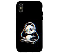 Funny Panda DJ With Headphones and Turntable Case for iPhone X/XS