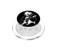 Funny Panda Guitar Rock Music Art Illustration PopSockets PopGrip for MagSafe