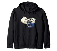 Funny Panda Jiu Jitsu Gi Cute Martial Arts Grappling Zip Hoodie