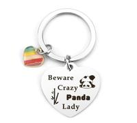 Funny Panda Keyring Panda Gifts For Girls Valentine Gifts for Kids Daughter Panda Keychain Cute Panda Gifts For Kids Panda Lovers Gifts For Women Men Birthday Christmas Secret Santa Gifts for Him Her