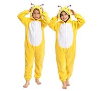 Funny Panda Onesie For Kids Flannel Soft Zip Up Hooded Halloween Jumpsuit | Boys Girls Winter Warm Cozy Soft One Piece Jumpsuit Loose Long Sleeve Cute Romper For Halloween Party