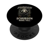 Funny Panda Push People Shirt Sarcasm Quote Gift PopSockets Adhesive PopGrip