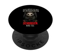 Funny Panda Push People Shirt Sarcasm Quote Gift PopSockets Adhesive PopGrip