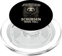 Funny Panda Push People Shirt Sarcasm Quote Gift PopSockets PopGrip for MagSafe