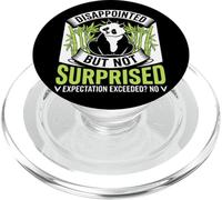 Funny Panda Sarcastic Quote Disappointed Not Surprised PopSockets PopGrip for MagSafe
